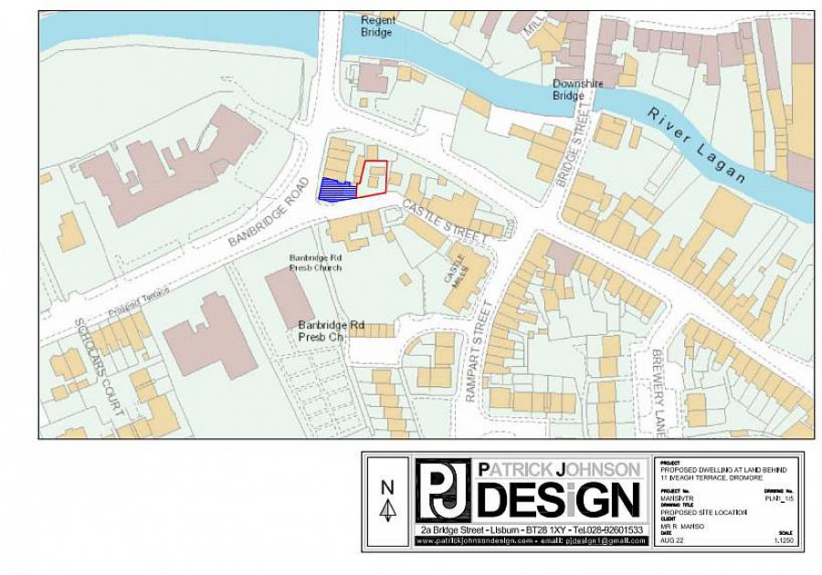 Site at, 11 Iveagh Terrace, Dromore, BT25 1AE