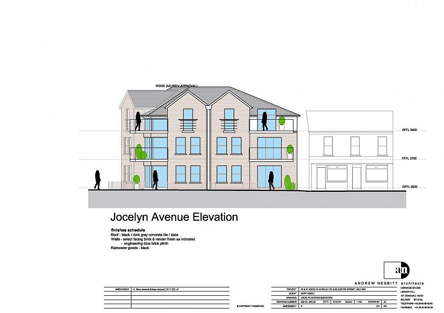 Site At 47 Jocelyn Avenue 61 & 63 Euston Street, Woodstock, Belfast, BT6 9AF