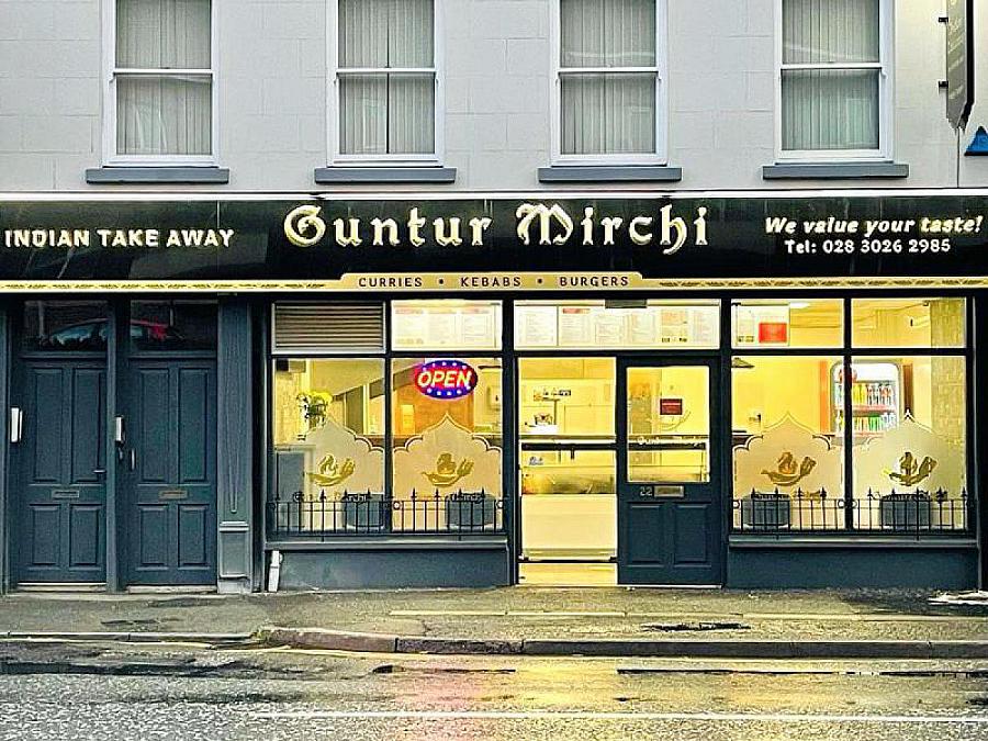 Guntur Mirchi Indian Take-Away 22 Upper Water Street, Newry, BT34 1DJ