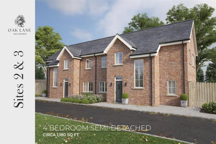 Site 3, (House Type 2) Oak Lane, Market Street, Ballymoney, BT53 6RH