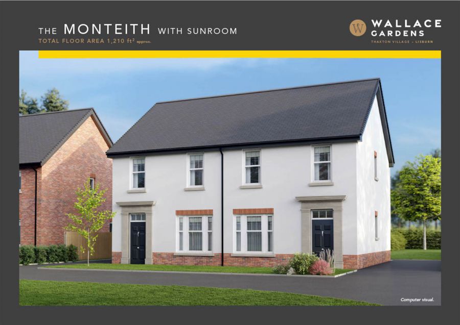 The Monteith (With Sunroom), 151 Wallace Gardens, Lisburn, BT28